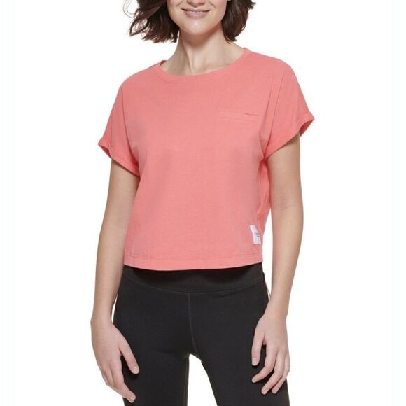 Calvin Klein Performance Bungee Hem Pocket Active Cotton T-Shirt, Tee S, - Picture 12 of 12